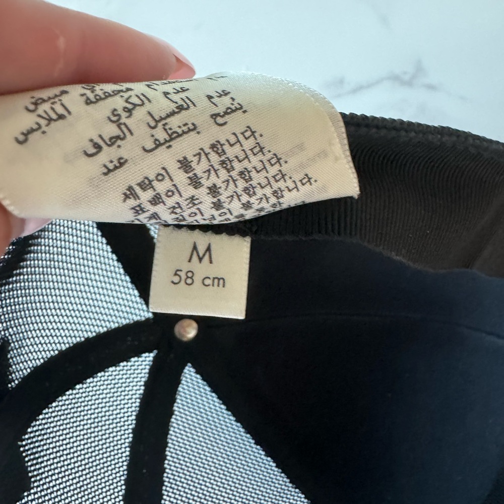 Gucci Black Nylon Baseball Hat Cap - image 4